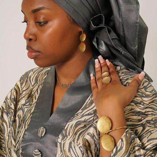 Ensemble Bijoux Baoulé – Acier Inoxydable (Déstockage)