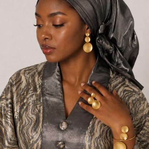 Ensemble Bijoux Baoulé – Acier Inoxydable (Déstockage) – Image 2
