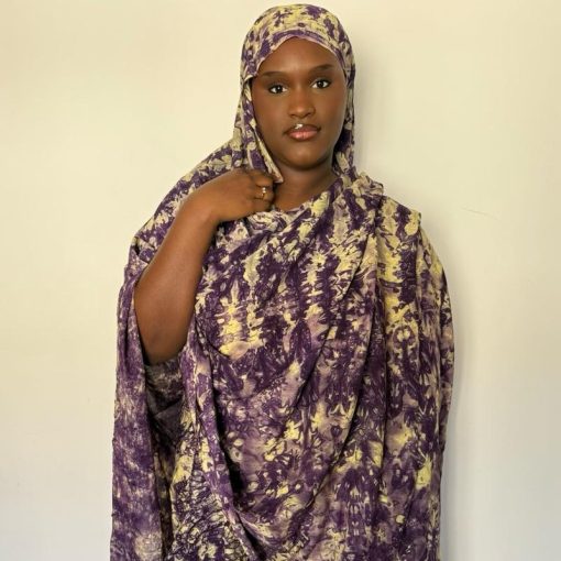 Robe de maison - allaitement Jaune - Vert allaitement en Coton Taille Unique Convient du 34 au 46 Longueur Jusqu’à 1,77 m Inclut Grand Foulard Assorti Élégante et Polyvalente pour Détente à la – Image 5