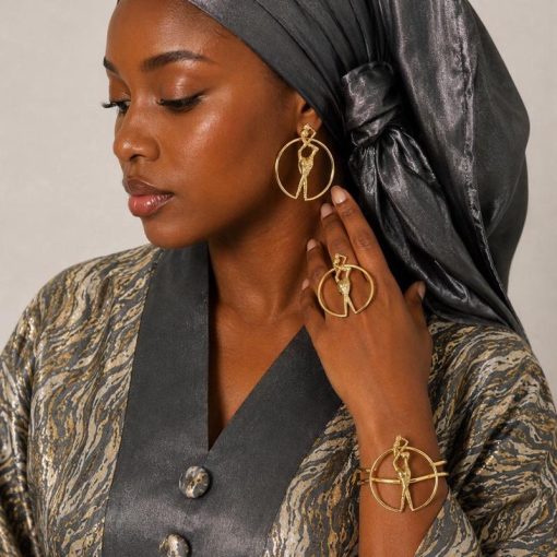 Ensemble Bijoux Baoulé – Acier Inoxydable (Déstockage) – Image 3