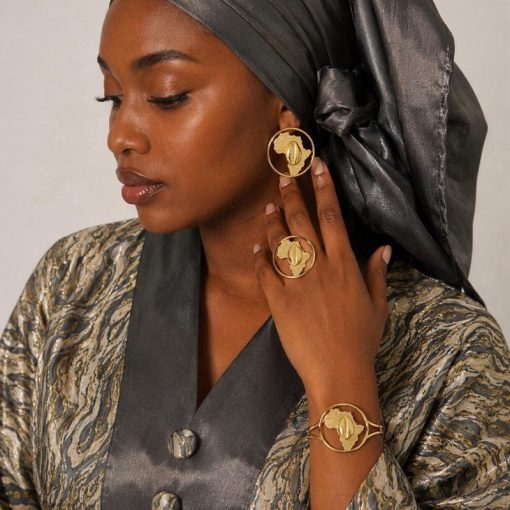 Ensemble Bijoux Baoulé – Acier Inoxydable (Déstockage) – Image 4
