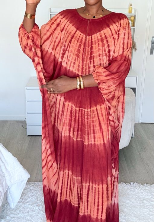 Robe d'intérieur ample style boubou – Manches élastiquées – Image 3