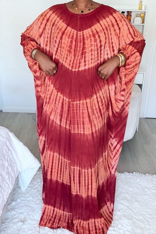 Robe d'intérieur ample style boubou – Manches élastiquées – Image 6